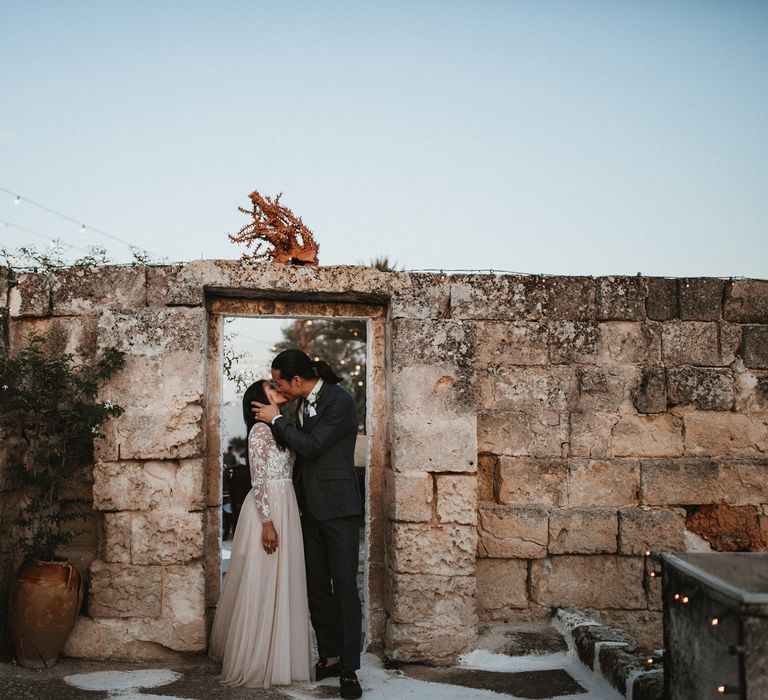 Romantic And Elegant Destination Wedding In Puglia Italy With Outdoor Ceremony And Reception With Bride In Hermione De Paula And Images From James Frost