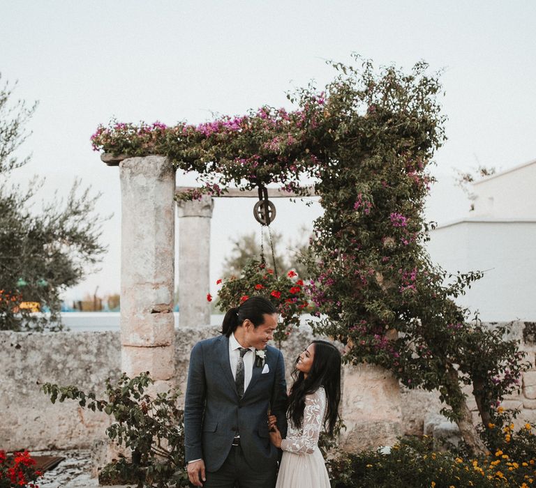 Romantic And Elegant Destination Wedding In Puglia Italy With Outdoor Ceremony And Reception With Bride In Hermione De Paula And Images From James Frost