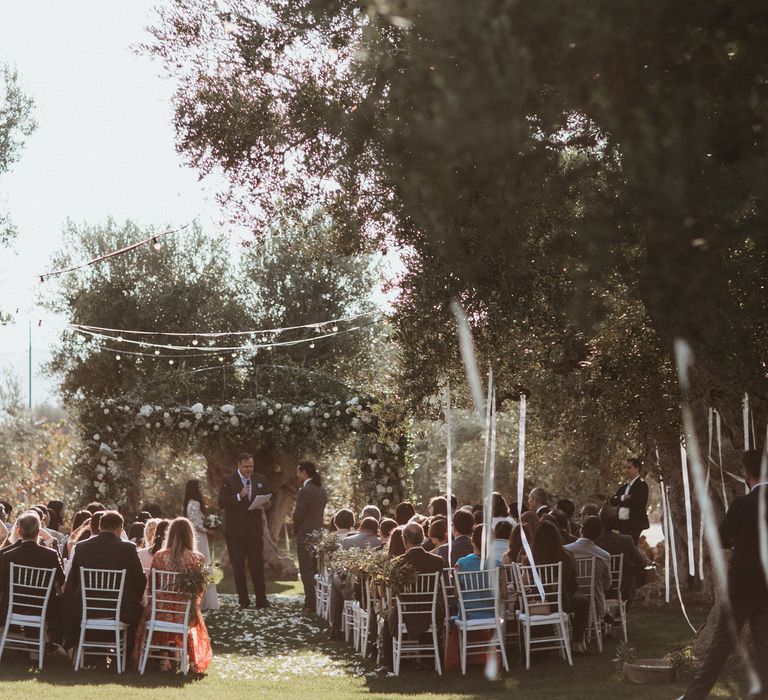 Romantic And Elegant Destination Wedding In Puglia Italy With Outdoor Ceremony And Reception With Bride In Hermione De Paula And Images From James Frost