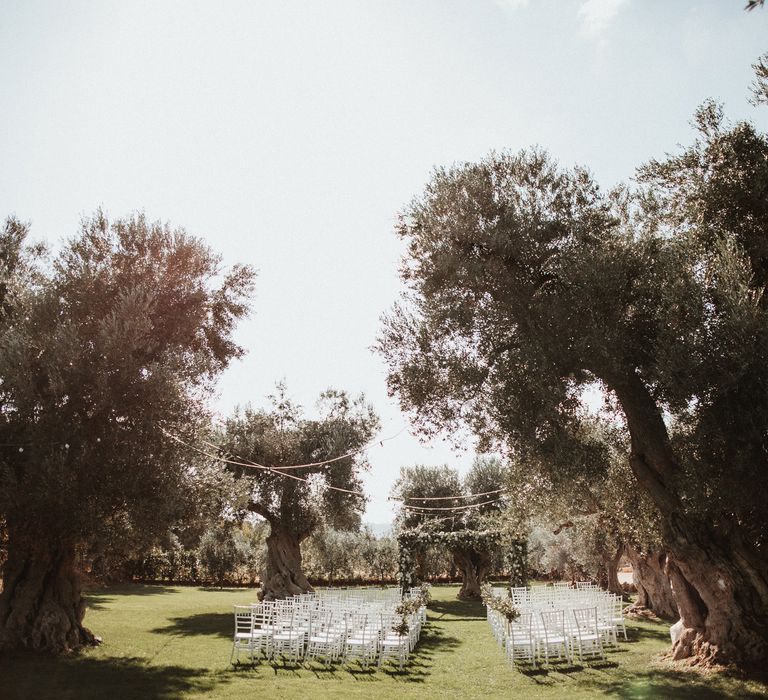 Romantic And Elegant Destination Wedding In Puglia Italy With Outdoor Ceremony And Reception With Bride In Hermione De Paula And Images From James Frost