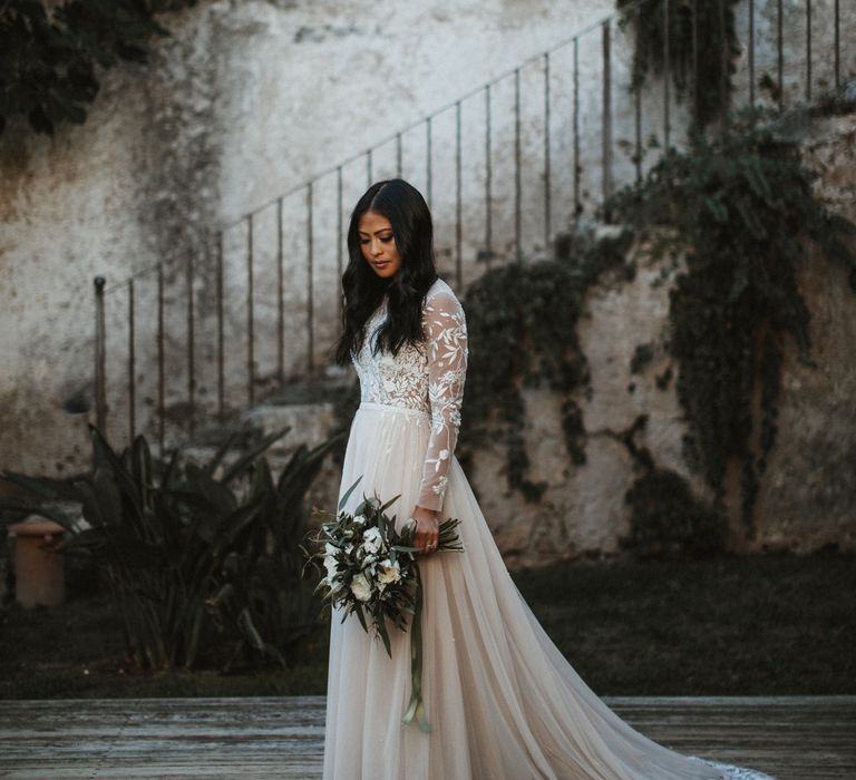 Romantic And Elegant Destination Wedding In Puglia Italy With Outdoor Ceremony And Reception With Bride In Hermione De Paula And Images From James Frost