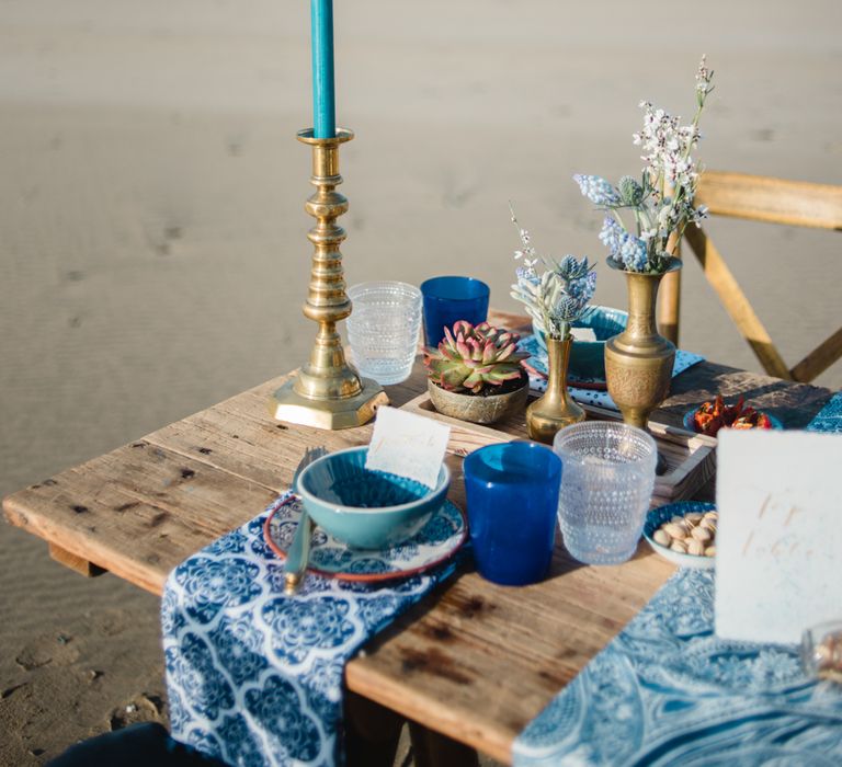 Moroccan Styling For A Wedding Reception On The Beach