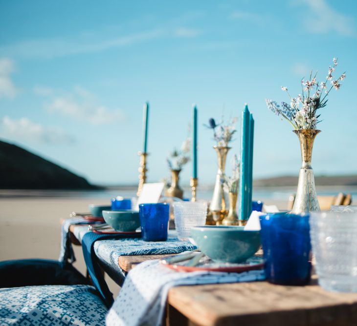 Moroccan Styling For A Wedding Reception On The Beach