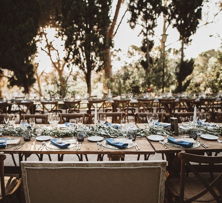 Outdoor Wedding Reception