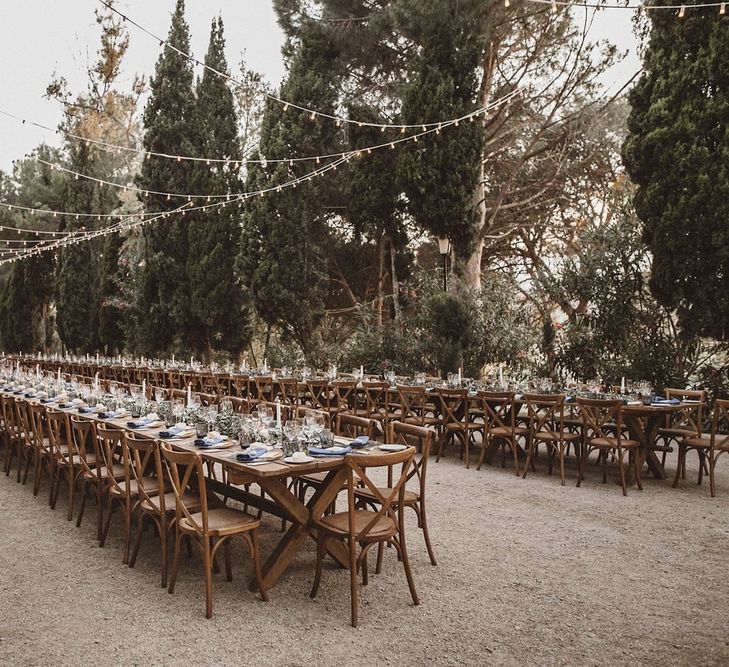 Outdoor Wedding Reception