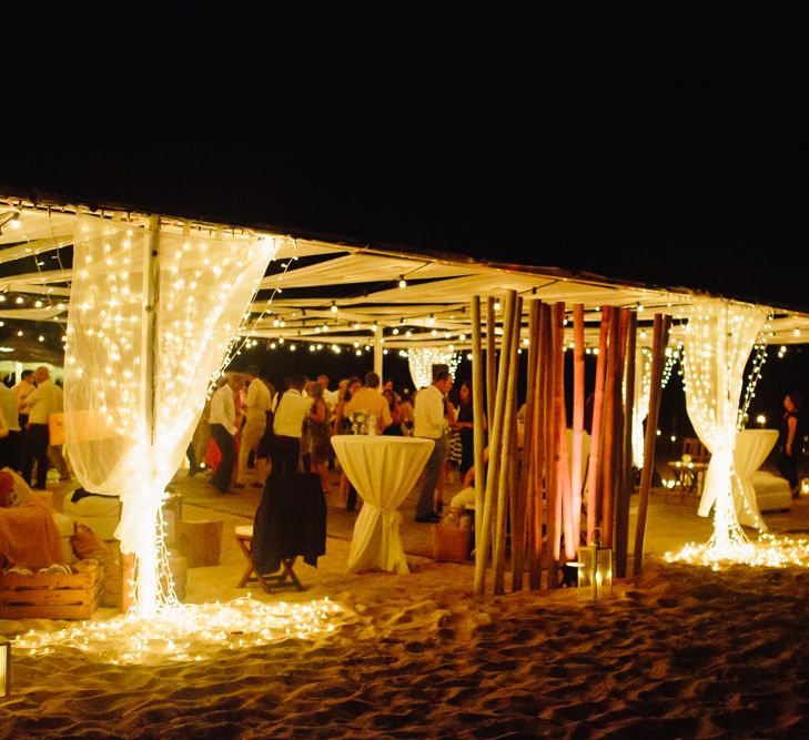 Fairy Light Beach Bar | Jade Osborne Photography | The Amazing Rabbit Films