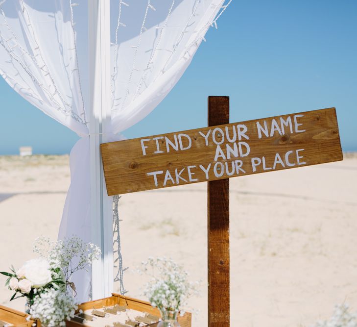 Sand Escort Cards | Jade Osborne Photography | The Amazing Rabbit Films