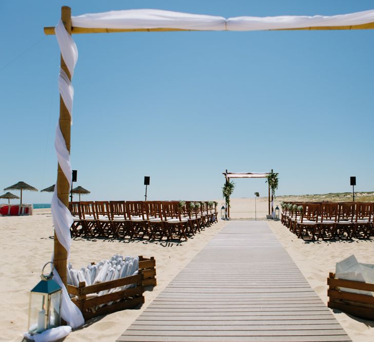 Beach Wedding Ceremony | Jade Osborne Photography | The Amazing Rabbit Films