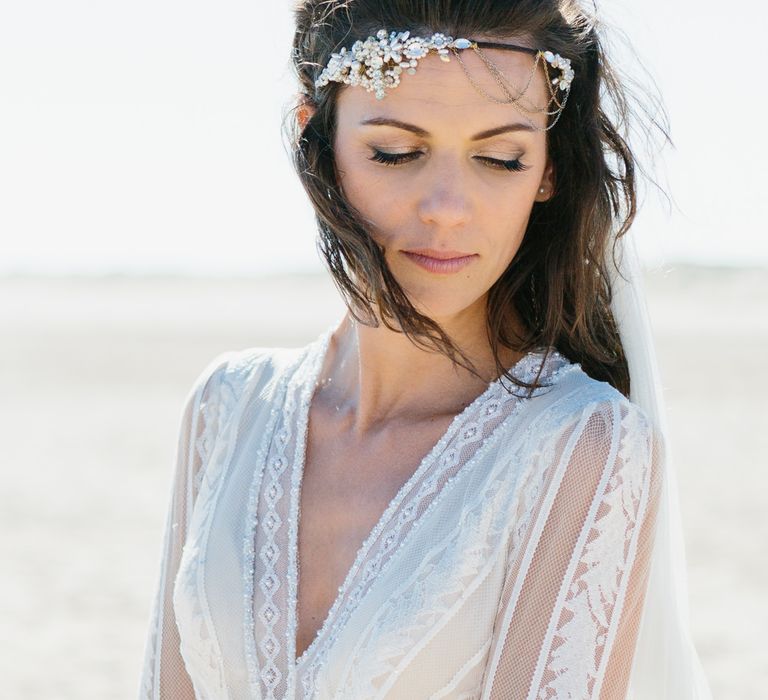 Bride in Inbal Dror Wedding Dress | Jade Osborne Photography | The Amazing Rabbit Films