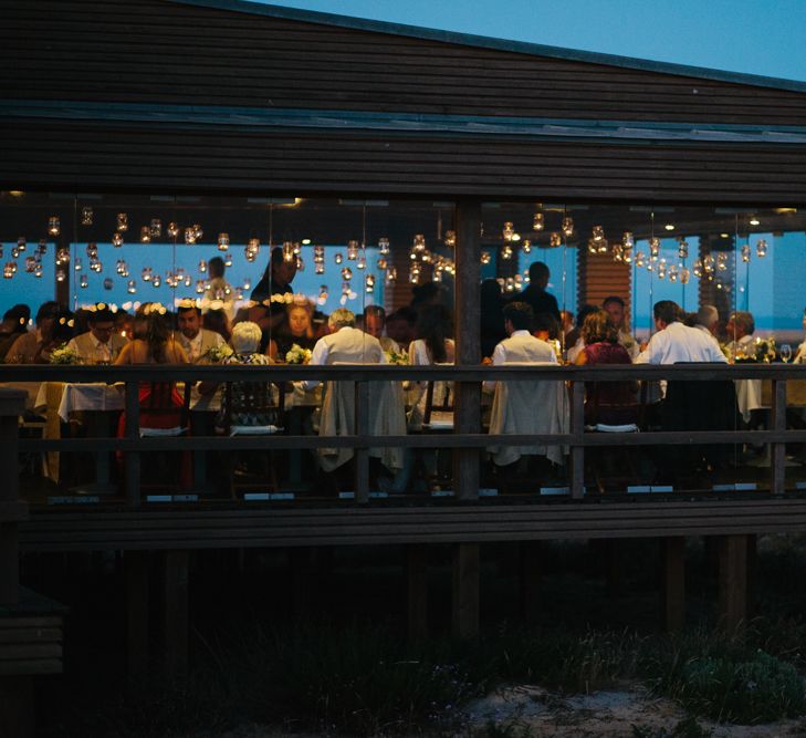 Beach Reception | Jade Osborne Photography | The Amazing Rabbit Films