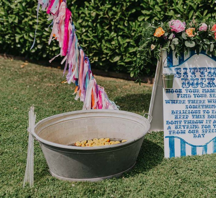 Vintage Circus Themed Wedding At Old Brook Barn Essex With Bride In Ronald Joyce & Images By Kelsie Low Photography