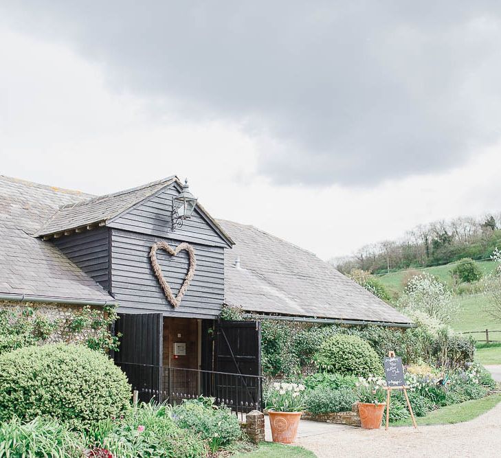 Peach & White Wedding at Upwaltham Barns | White Stag Wedding Photography