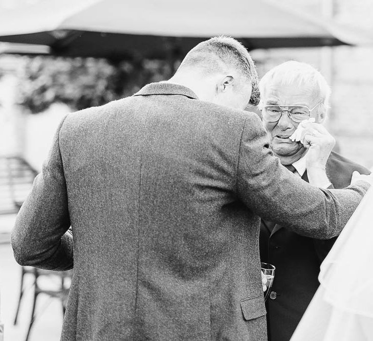 Wedding Guests | Peach & White Wedding at Upwaltham Barns | White Stag Wedding Photography