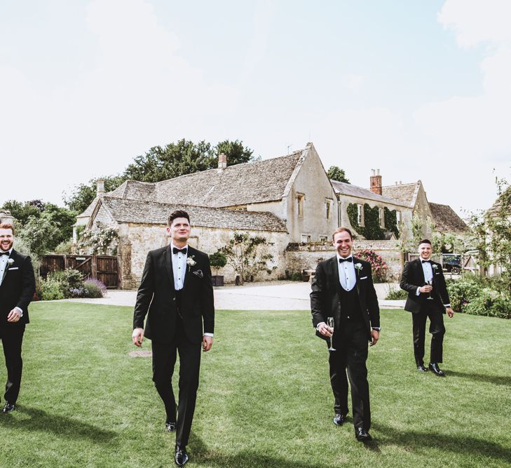 Groom & Groomsmen In Black Tie