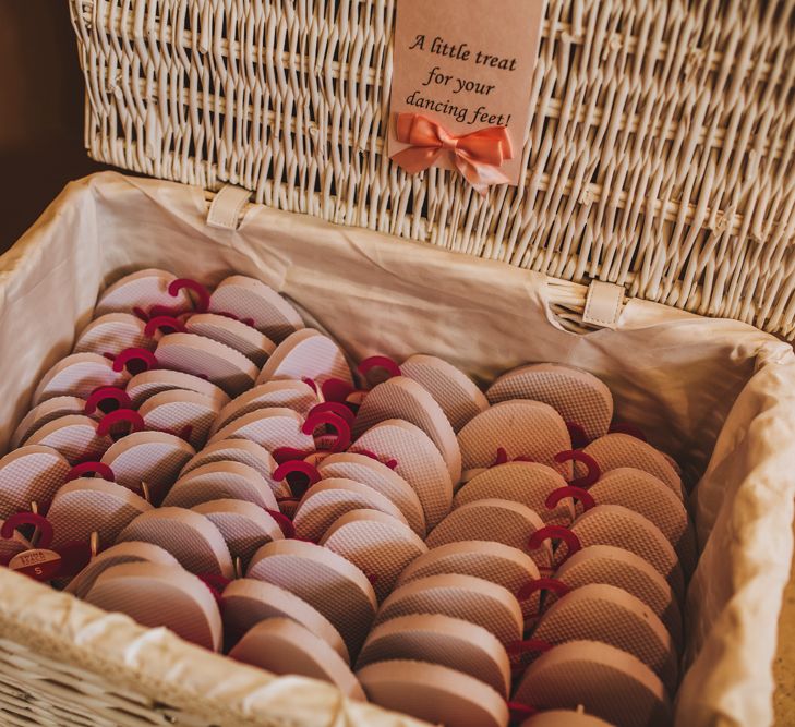 Flip Flop Favours For Female Wedding Guests