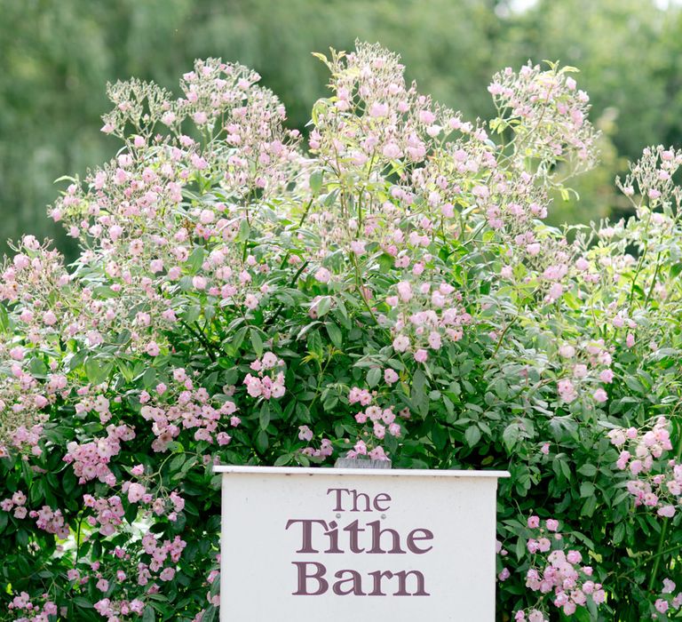 Pronovias Bride For Classic Wedding At The Tithe Barn With Bridesmaids In Coast Multiway Dresses & Images From Helen Cawte Photography