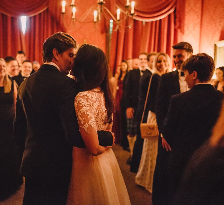 Elegant Wedding Brympton House Somerset With Bride Wearing Inbal Dror And Groom In Black Tux By Alexander McQueen With Images From Modern Vintage Weddings