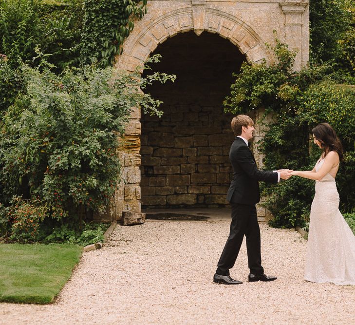 Elegant Wedding Brympton House Somerset With Bride Wearing Inbal Dror And Groom In Black Tux By Alexander McQueen With Images From Modern Vintage Weddings