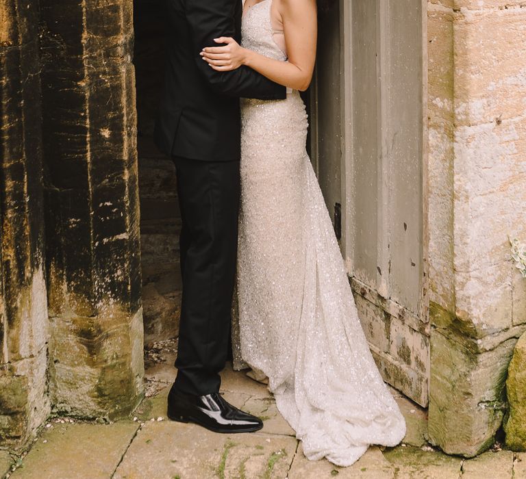 Elegant Wedding Brympton House Somerset With Bride Wearing Inbal Dror And Groom In Black Tux By Alexander McQueen With Images From Modern Vintage Weddings