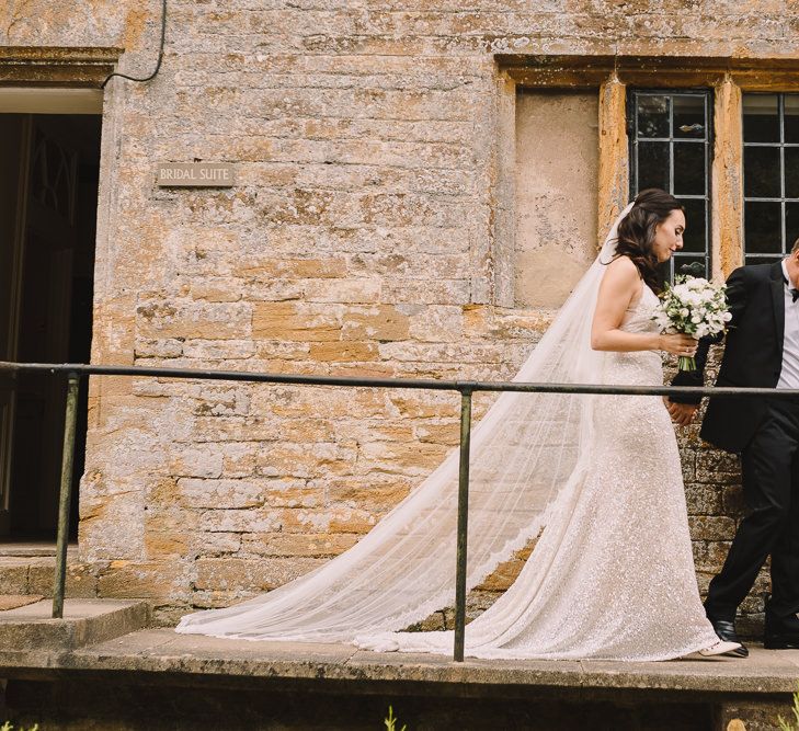 Elegant Wedding Brympton House Somerset With Bride Wearing Inbal Dror And Groom In Black Tux By Alexander McQueen With Images From Modern Vintage Weddings