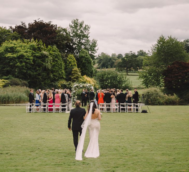 Elegant Wedding Brympton House Somerset With Bride Wearing Inbal Dror And Groom In Black Tux By Alexander McQueen With Images From Modern Vintage Weddings