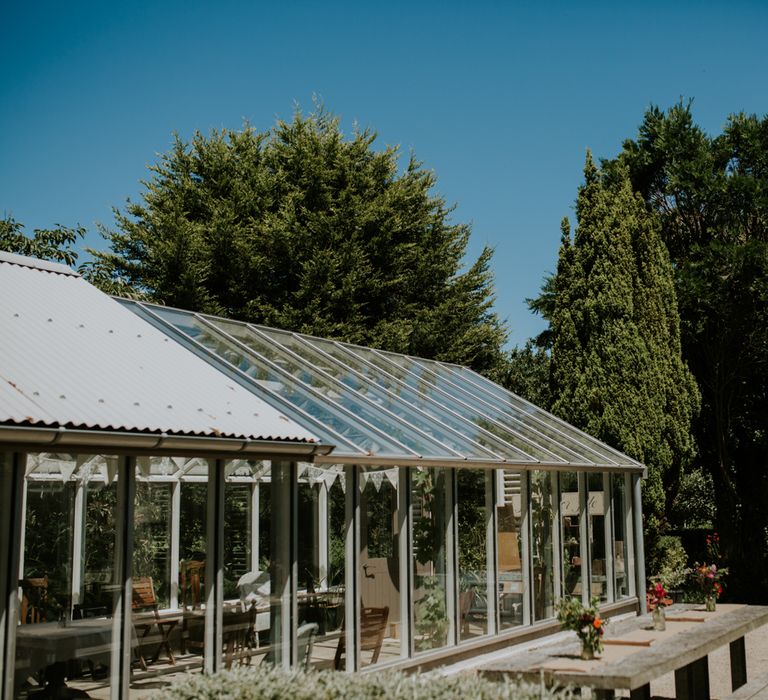 Woodland Themed Wedding In A Greenhouse