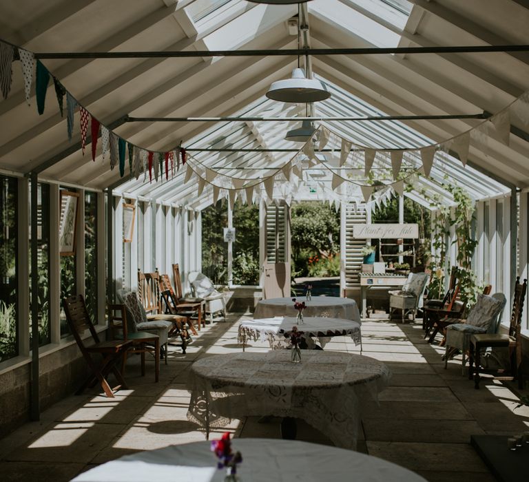 Woodland Themed Wedding In A Greenhouse