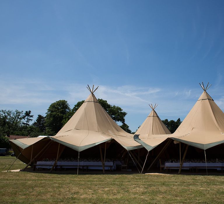 Outdoor Tipi Wedding