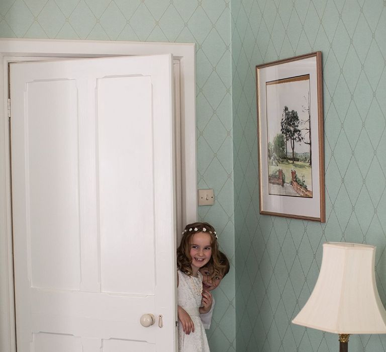 Flower Girl in Marks and Spencer Dress