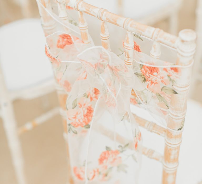 Floral Chair Sash