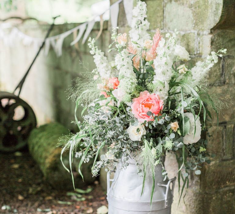 Milk Churn Floral Arrangement