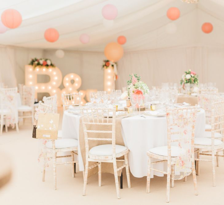 Blush Marquee Reception