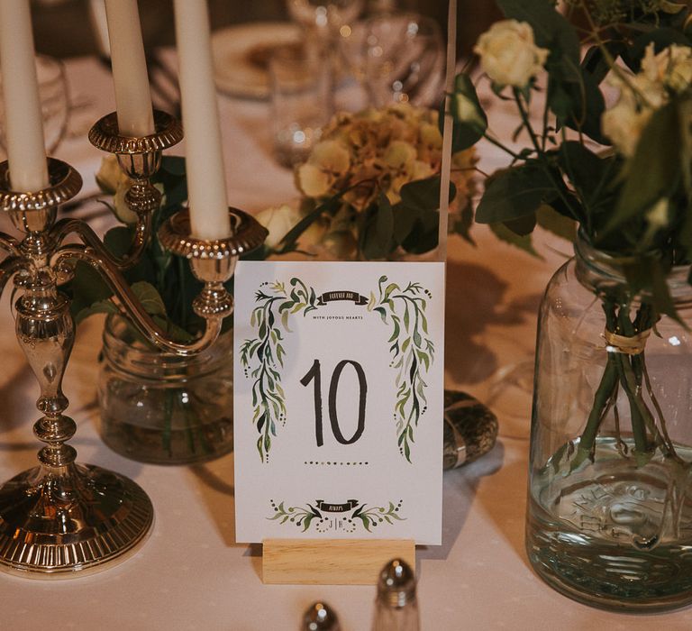 Table Name Card Wedding Stationery | Wedding Decor | Rustic Barn Wedding in Norway | Christin Eide Photography