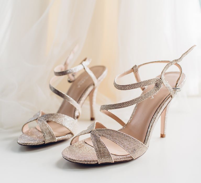 Metallic Wedding Heels