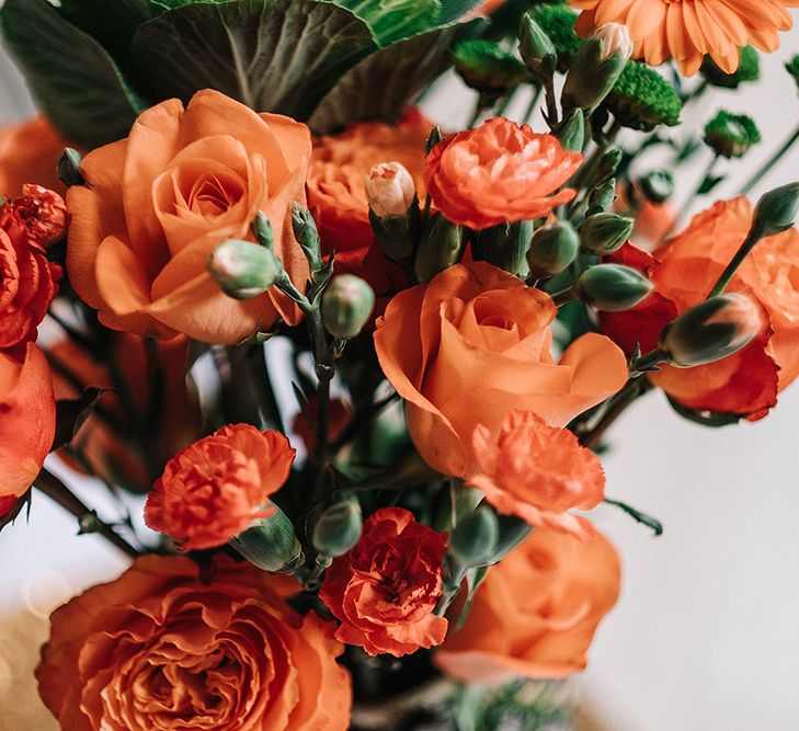 Orange Wedding Flowers