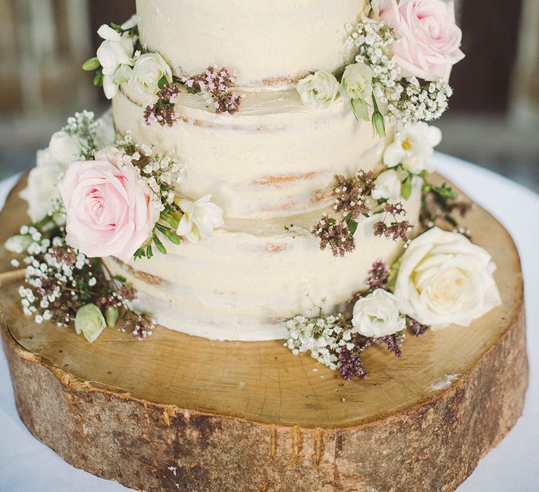 Naked Wedding Cake