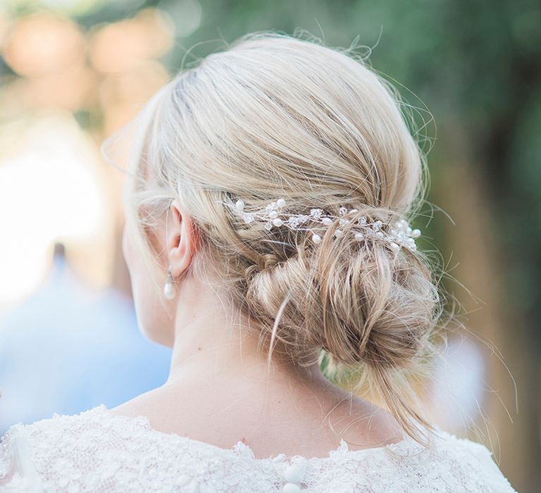 Relaxed Up Do For Wedding Ceremony