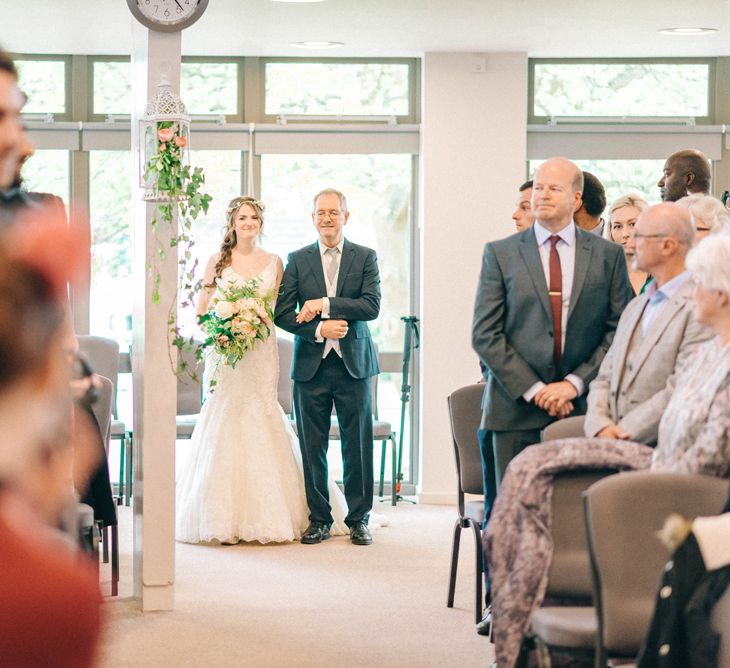 Pastel Wedding With A Epic Dessert Table & Sweet Bar Bride In Preloved Wedding Dress With Images By Sarah Jane Ethan & Matt Ethan Photography