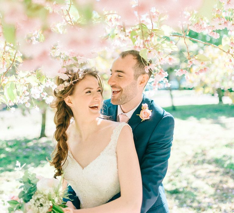 Pastel Wedding With A Epic Dessert Table & Sweet Bar Bride In Preloved Wedding Dress With Images By Sarah Jane Ethan & Matt Ethan Photography