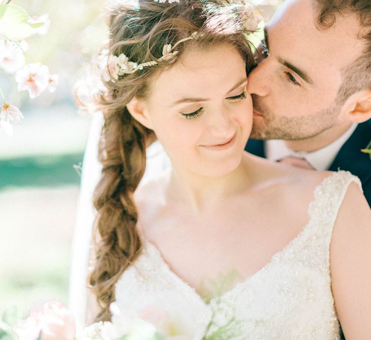 Pastel Wedding With A Epic Dessert Table & Sweet Bar Bride In Preloved Wedding Dress With Images By Sarah Jane Ethan & Matt Ethan Photography