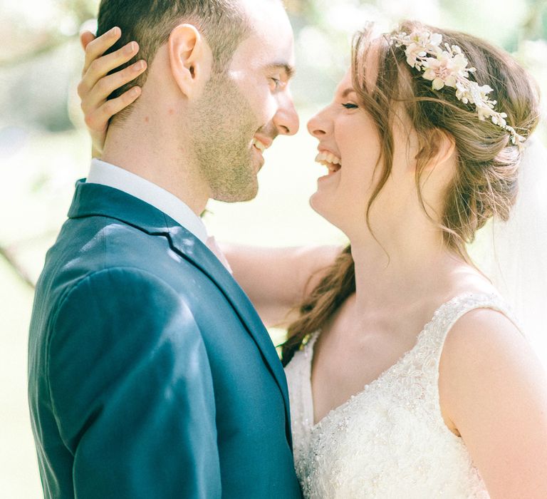 Pastel Wedding With A Epic Dessert Table & Sweet Bar Bride In Preloved Wedding Dress With Images By Sarah Jane Ethan & Matt Ethan Photography