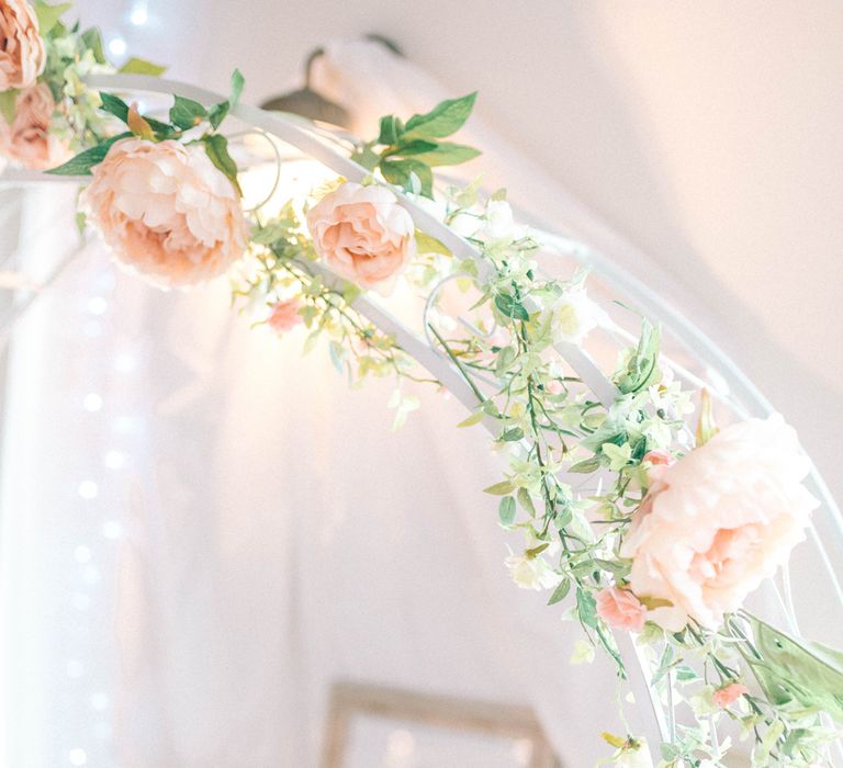 Pastel Wedding With A Epic Dessert Table & Sweet Bar Bride In Preloved Wedding Dress With Images By Sarah Jane Ethan & Matt Ethan Photography