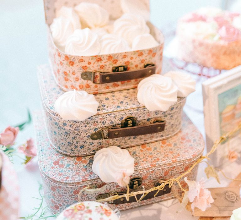 Pastel Wedding With A Epic Dessert Table & Sweet Bar Bride In Preloved Wedding Dress With Images By Sarah Jane Ethan & Matt Ethan Photography