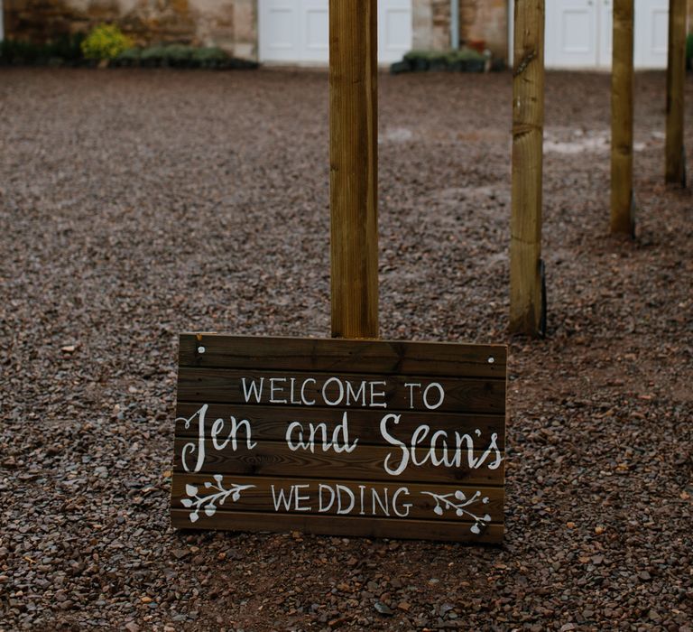 Foliage Filled Wedding At Colstoun East Lothian With Polytunnel Ceremony And Bridesmaids In Dusky Pink & Images From Caro Weiss Photography