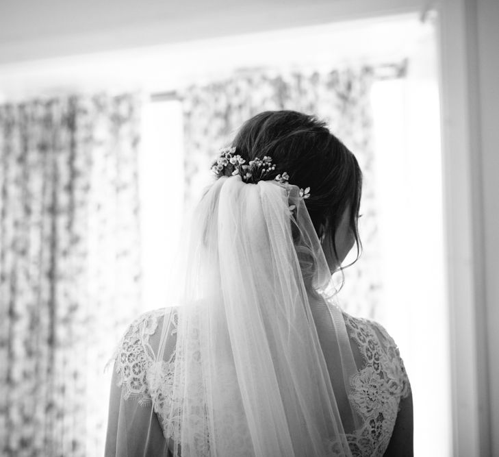 Foliage Filled Wedding At Colstoun East Lothian With Polytunnel Ceremony And Bridesmaids In Dusky Pink & Images From Caro Weiss Photography