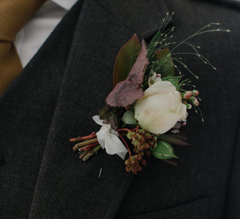 Foliage Filled Wedding At Colstoun East Lothian With Polytunnel Ceremony And Bridesmaids In Dusky Pink & Images From Caro Weiss Photography