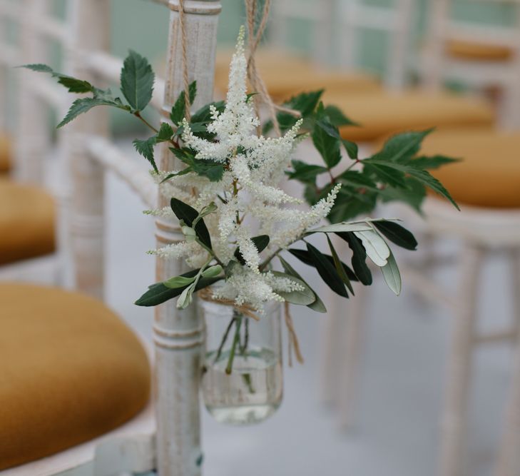 Foliage Filled Wedding At Colstoun East Lothian With Polytunnel Ceremony And Bridesmaids In Dusky Pink & Images From Caro Weiss Photography