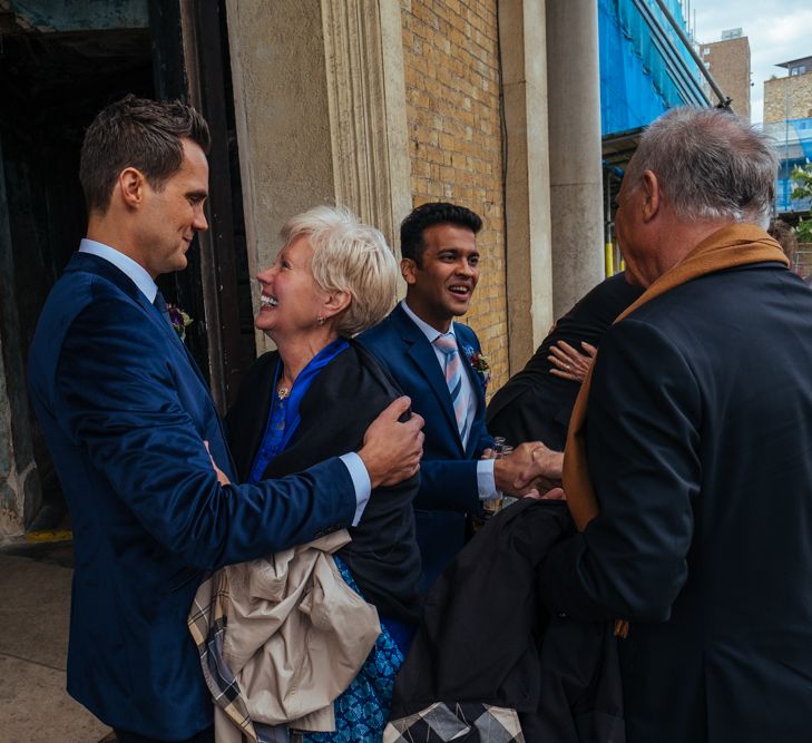 Groom in Ted Baker Suit | Helen Abraham Photography