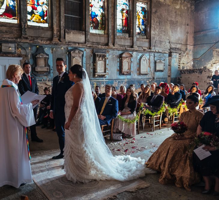 Wedding Ceremony at The Asylum Packham | Helen Abraham Photography