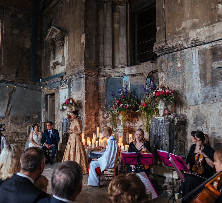 Wedding Ceremony at The Asylum Packham | Helen Abraham Photography